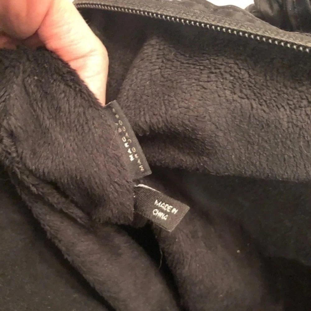 Marc by Marc Jacobs black quilted laptop bag case